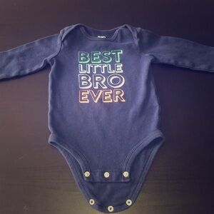 Little Brother Onesie 6M
